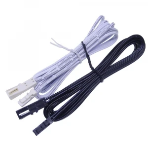 2000mm Long 22AWG White 1 Male To 1 Female Plug Extension Cable For Led Strip Light Dc12v