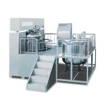 ZJR-1000 Industrial Vacuum Emulsifying Mixer Cosmetic Cream Making Machine Homogenizer Mixer