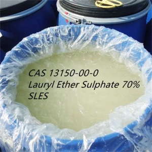 Sodium Lauryl Ether Sulfate SLES 70% for Cosmetic Liquid Dishwashing Soap Shampoo AES 70% Texapon N70