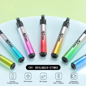 refillable nicotine oil vape pen 2ml E-liquid