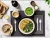 Import Disposable spoon and fork set With napkin and cutlery set party paper sugarcane fiber plates sets dinnerware disposable from China