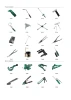 car repair tools, various mechanical tools