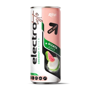 Coconut Water and Guava Fruit Beverage 250ml Can