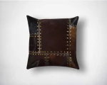 Fabric & Leather Cushion