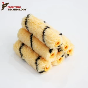 4" Tiger Stripes on Yellow Strong Practicability Paint Roller Cover
