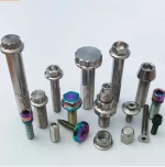 factory price for customization titanium bolts and nuts