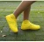 1 Pair Reusable Waterproof Rain Shoe Cover Slip-resistant Silicone Shoe Cover Rain Boot Overshoes S/M/L Shoes Accessories