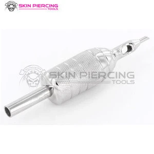 1 PIECE Combo Stainless Steel Tattoo 7/8&quot; Grip with 8 DT Diamond Tip