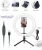 Import 10 inches/26cm Outer 55W 5500K Camera Photo Video Bluetooth Remote Led Ring Light Selfie With Tripod Stand from China