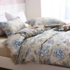 100% cotton printed floral quilt cover bed cover set