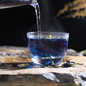 100% natural organic blue flower herbal tea, DRIED BUTTERFLY PEA FLOWER herbs purple flower buds tea