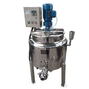 100L Industria Stainless Steel 3-Layer Agitator Mixer Stirrer Liquid Honey Wax Melting Electric Heating Mixing Tank