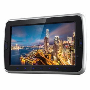 10.1" Luxury Style Oem Automotive Rear Seat Monitor HD LED Clip On Car Headrest DVD Player With 32Bit Wireless Game Aux In