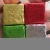 Import 10*10cm Embossed 2 Printing colored  aluminium foil paper chocolate wrapper made in china from China