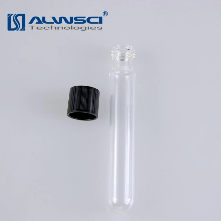 10ml Rounded bottom 16*100mm glass test tube with cap