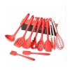 10pcs complete non scratch non stick baking cooking silicone kitchen utensil set