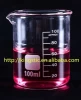 1101 Borosilicate low form glass beaker with spout