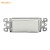Import 115*70mm 10a 125v light switch us antiflaming pc copper metal usa wall switch from China