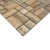 Import 12 in. x 12 in. Faux Wood Brown PVC Adhesive Mosaic Tile from China