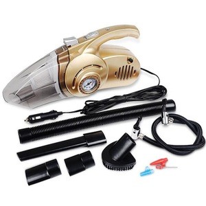 12 Volt wireless portable auto car high power vacuum cleaner with lighting tire pressure testing
