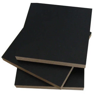 12mm black melamine coated mdf board laminated mdf board