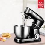 1300W 6.5L Automatic Multifunctional Blender Stand Mixer Food Mixer Meat Grinder Juicer Dough Food Processor machine with bowl