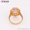 13553 Xuping beautiful gold ring sapphire ring for wedding