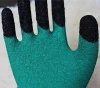 13G blue latex coated work gloves, rubber coated cotton gloves nitrile coated work gloves,rubber coated work gloves