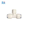 1/4  inch PP Plastic Male Tee Quick Connect Pipe Fittings For Water Filter System Purifier Spare Parts