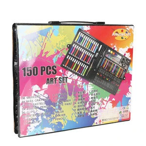 150,168,258 Pcs Back To School Deluxe Diy Sketch Stationery Drawing Pencil Brush Pen Painting Art Set For Artist Kids Gift