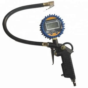 150psi high pressure extension air chuck tyre inflator gauge for car