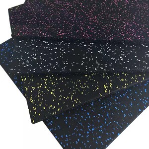 1m*1m Fitness EPDM Flooring Mats Recycled Rubber Tiles for Gym
