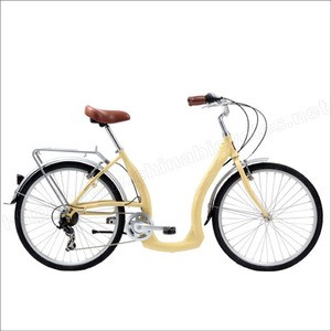 2016 Fashion style 26 or 28 inch 7 speed city bike for women