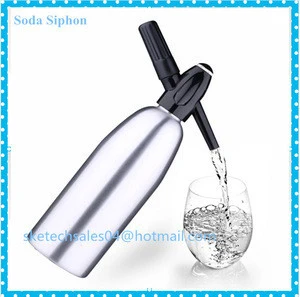 2016 Hot Sale Bar Tools CO2 Syphon Keeper Barware 1L CO2 Soda Siphon Soda Maker For Co2 Charger