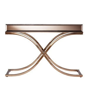 2018 New Home Office Decorative gold Mirrored Console Tables / Desk