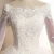 Import 2018 New Style Muslim Luxury Lace Applique Bridal Gown Long Sleeve Wedding Dress from China