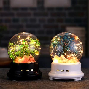 2019 Popular christmas decoration gift led 7 color night light music boxes