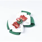 2020 Christmas Decoration Hat Hair Accessories Snowman Gift Hair Clip For Bow Bling Ribbon hairpins