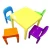 Import 2020 Colourful Children&#39;s Folding Table Chair BPA Free Plastic kids  furniture Table And Chairs Set from China
