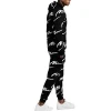 2020 Custom High Quality Tracksuit Sweatsuit Winter Sport Polyester Cotton Hooded Tracksuit For Men