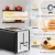 Import 2020 Easy Operate 2 Slice 6 Browning Levels Large Wide Slot Stainless Steel Toaster from China