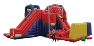 2020 inflatable expedition bouncer with horizontal bar gymnastics for Kids