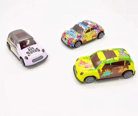2020 Mini kids toys pull back alloy car colorful lovely car model