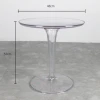 2020 modern acrylic dining acrylic bar table and chairs acrylic sneeze guard for table