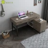 2020 New Design L-shaped Wood Writing Desk Table Corner Furniture Computer Desk
