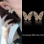Import 2020 New Design S925 Silver Stud Earrings Fashion Rhinestone Butterfly Stud Earrings from China