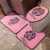 Import 2021 Classic Designer Home Bathroom Anti-Slip Thick Soft Toilet Seat Cover Mats 3 Pieces Sets from China