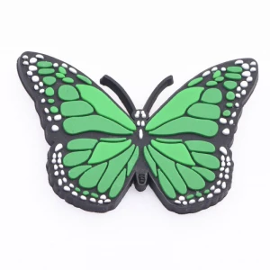 2021 fashion butterfly decoration accessories croc  beach  shoe charms most popular