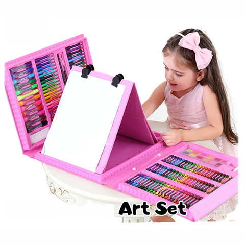 Drawing Gift Set Buy 2021 Great Gift Drawing Painting Kit Pvc 208 Pieces Drawing Art Set ...