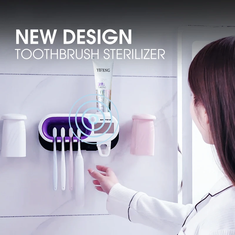 2021 New Design USB Solar Sterilizer of Toothbrush for household with Infrared Sensing Disinfection Machine for the toothbrush